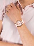  Shop Authentic Guess Sparkling Diamonds Pink Dial Pink Rubber Strap Watch for Women - W0032L9 - Luxxuri