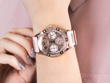  Shop Authentic Guess Frontier Diamonds Rose Gold Dial Pink Rubber Strap Watch For Women - W1160L5 - Luxxuri