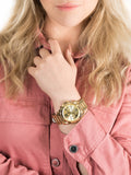  Shop Authentic Michael Kors Bradshaw Gold Dial Gold Steel Strap Watch for Women - MK5605 - Luxxuri