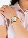  Shop Authentic Tommy Hilfiger Claudia White Dial Gold Steel Strap Watch for Women - 1781742 - Luxxuri