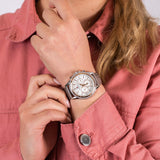  Shop Authentic Tommy Hilfiger Ari Diamonds White Dial Grey Leather Strap Watch for Women - 1781980 - Luxxuri