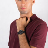  Shop Authentic Tommy Hilfiger Brooklyn Black Dial Black Mesh Bracelet Watch for Men - 1791507 - Luxxuri