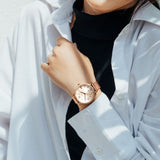  Shop Authentic Fossil Jacqueline Quartz Rose Gold Dial Rose Gold Mesh Strap Watch for Women - ES4628 - Luxxuri
