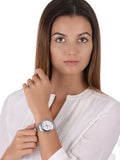  Shop Authentic Fossil Stella Sport Multifunction Silver Dial Silver Steel Strap Watch for Women - ES5108 - Luxxuri
