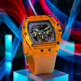  Shop Authentic Guess Phoenix Multifunction Black Dial Orange Rubber Strap Watch For Men - GW0203G10 - Luxxuri