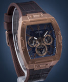  Shop Authentic Guess Phoenix Multifunction Blue Dial Brown Leather Strap Watch for Men - GW0202G2 - Luxxuri