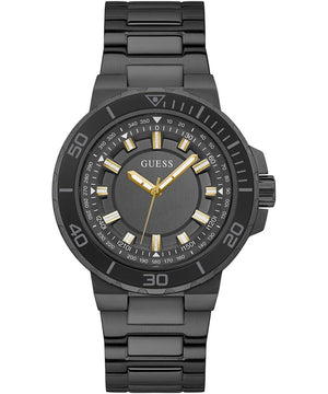  Shop Authentic Guess Track Black Dial Black Steel Strap Watch for Men - GW0426G3 - Luxxuri