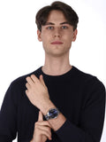  Shop Authentic Guess Richmond Blue Dial Two Tone Mesh Bracelet Watch for Men - W1179G1 - Luxxuri
