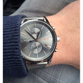  Shop Authentic Hugo Boss Jet Chronograph Grey Dial Silver Mesh Bracelet Watch for Men - 1513440 - Luxxuri