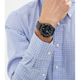 Shop Authentic Hugo Boss Pioneer Quartz Blue Dial Blue Leather Strap Watch For Men - 1513711 - Luxxuri