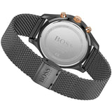  Shop Authentic Hugo Boss Associate Black Dial Black Mesh Bracelet Watch for Men - 1513811 - Luxxuri