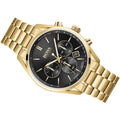  Shop Authentic Hugo Boss Champion Black Dial Gold Steel Strap Watch for Men - 1513848 - Luxxuri