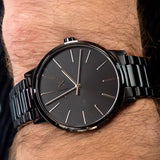  Shop Authentic Armani Exchange Cayde Analog Black Dial Black Steel Strap Watch For Men - AX2701 - Luxxuri