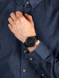  Shop Authentic Fossil The Minimalist Black Dial Black Steel Strap Watch for Men - FS5308 - Luxxuri