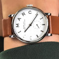  Shop Authentic Marc Jacobs Baker White Dial Brown Leather Strap Watch for Women - MBM1265 - Luxxuri