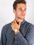  Shop Authentic Tommy Hilfiger Kane White Dial Gold Mesh Bracelet Watch for Men - 1710403 - Luxxuri
