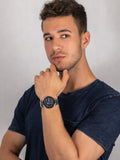  Shop Authentic Tommy Hilfiger Austin Blue Dial Silver Steel Strap Watch for Men - 1791640 - Luxxuri