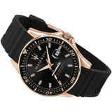  Shop Authentic Maserati SFIDA Automatic Black Dial Black Rubber Strap Watch For Men - R8821140001 - Luxxuri