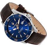  Shop Authentic Maserati Competizione Analog Blue Dial Brown Leather Strap Watch for Men - R8851100004 - Luxxuri