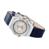  Shop Authentic Maserati Potenza Diamonds Silver Dial Blue Leather Strap Watch For Women - R8851108502 - Luxxuri
