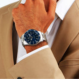  Shop Authentic Maserati Competizione Quartz Blue Dial Silver Steel Strap Watch For Men - R8853100036 - Luxxuri