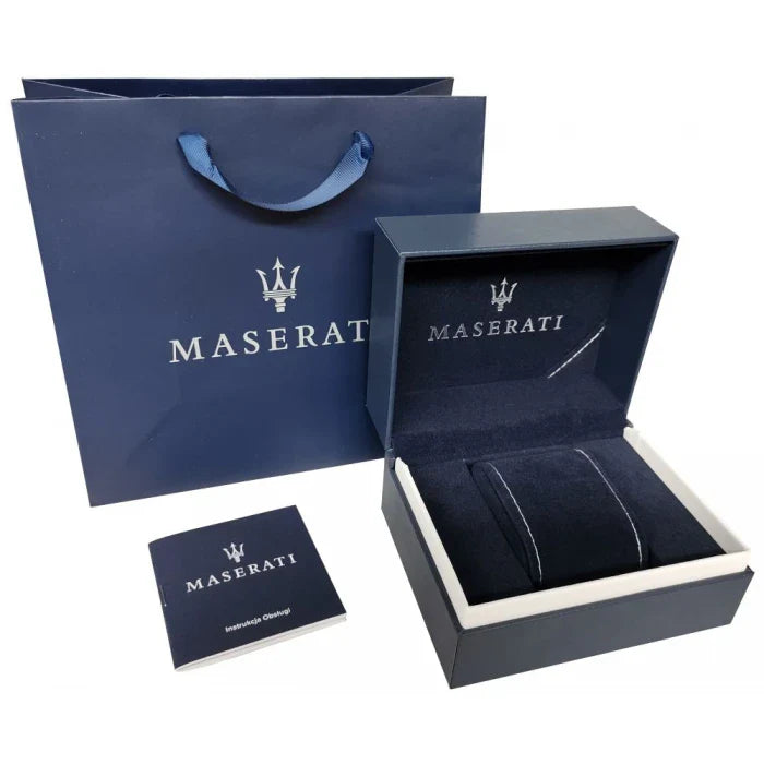  Shop Authentic Maserati Competizione Chronograph Blue Dial Silver Steel Strap Watch For Men - R8873600009 - Luxxuri