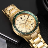  Shop Authentic Maserati SFIDA Quartz Yellow Dial Gold Strap Watch For Men - R8873640005 - Luxxuri