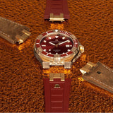  Shop Authentic Maurice Lacroix Aikon Venturer Asia Special Edition Red Dial Red Rubber Strap Watch For Men - AI6058-BRZ6B-530-6 - Luxxuri