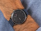  Shop Authentic Tommy Hilfiger Chase Grey Dial Blue Leather Strap Watch for Men - 1791578 - Luxxuri