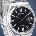  Shop Authentic Citizen Tsuyosa Automatic Black Dial Silver Steel Strap Watch For Men - NJ0150-81E - Luxxuri