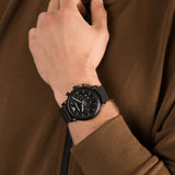  Shop Authentic Emporio Armani Sport Chronograph Black Dial Black Mesh Bracelet Watch For Men - AR1968 - Luxxuri