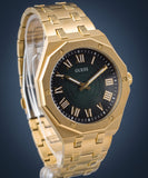  Shop Authentic Guess Asset Quartz Green Dial Gold Steel Strap Watch For Men - GW0575G2 - Luxxuri