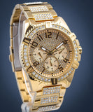  Shop Authentic Guess Frontier Chronograph Crystals Rose Gold Dial Rose Gold Steel Strap Watch for Men - W0799G3 - Luxxuri