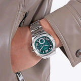  Shop Authentic Guess Headline Quartz Green Dial Silver Steel Strap Watch For Men - GW0572G6 - Luxxuri