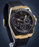  Shop Authentic Guess Legacy Black Dial Black Rubber Strap Watch for Men - W1049G5 - Luxxuri