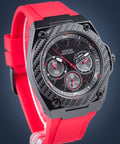  Shop Authentic Guess Legacy Black Dial Red Silicone Strap Watch for Men - W1049G6 - Luxxuri