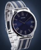  Shop Authentic Guess Richmond Blue Dial Two Tone Mesh Bracelet Watch for Men - W1179G1 - Luxxuri