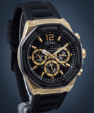  Shop Authentic Guess Momentum Black Dial Black Rubber Strap Watch for Men - GW0263G1 - Luxxuri