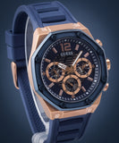  Shop Authentic Guess Momentum Chronograph Blue Dial Blue Rubber Strap Watch for Men - GW0263G2 - Luxxuri