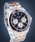  Shop Authentic Guess Odyssey Blue Dial Two Tone Steel Strap Watch For Men - W1107G3 - Luxxuri