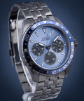  Shop Authentic Guess Odyssey Quartz Blue Dial Gunmetal Steel Strap Watch For Men - W1107G5 - Luxxuri