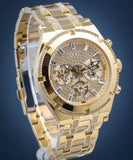  Shop Authentic Guess Continental Diamonds Gold Dial Gold Steel Strap Watch for Men - GW0261G2 - Luxxuri