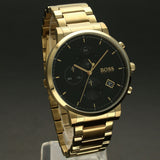  Shop Authentic Hugo Boss Integrity Chronograph Grey Dial Gold Steel Strap Watch for Men - 1513781 - Luxxuri