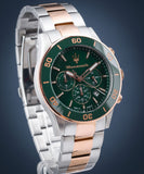  Shop Authentic Maserati Competizione Chronograph Green Dial Two Tone Steel Strap Watch For Men - R8873600004 - Luxxuri