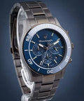  Shop Authentic Maserati Competizione Chronograph Blue Dial Black Steel Strap Watch For Men - R8873600005 - Luxxuri