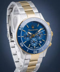  Shop Authentic Maserati Competizione Chronograph Blue Dial Two Tone Steel Strap Watch For Men - R8873600006 - Luxxuri