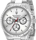  Shop Authentic Maserati Competizione Silver Dial Silver Steel Strap Watch For Men - R8853100018 - Luxxuri