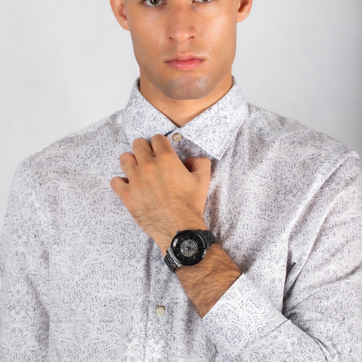  Shop Authentic Maserati Granturismo Sport GT Skeleton Black Dial Black Steel Strap Watch For Men - R8823134003 - Luxxuri