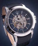  Shop Authentic Maserati Ingegno Automatic Blue Skeleton Dial Black Leather Strap Watch For Men - R8821119004 - Luxxuri