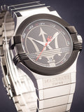  Shop Authentic Maserati Potenza Black Dial Silver Steel Strap Watch For Men - R8853108001 - Luxxuri